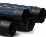 Wetpipe HDPE PE100 pipe stub ended for flanged pipeline connections